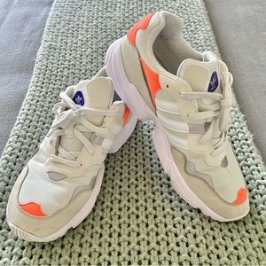 Adidas Originals Yung-96 Men's Size 11 Orange White Cream Running Shoes F97179